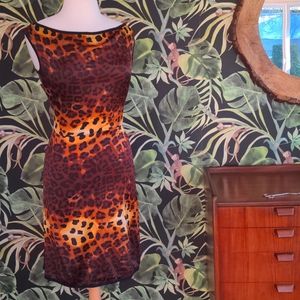 HUMINSKA NYC SLINKY Animal print dress